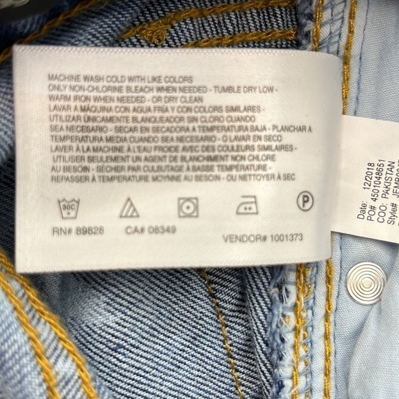 Ella Moss High Waist Straight Ankle Size 26 - Picture 11 of 16